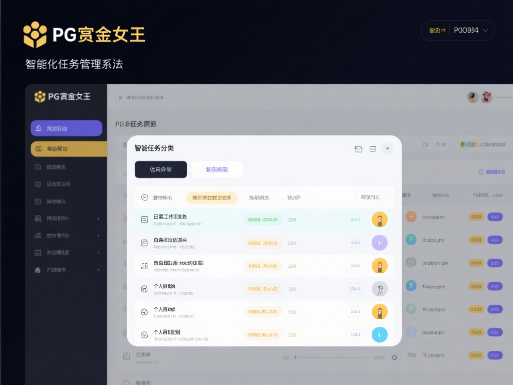 智能化任务管理体系
PG赏金女王内置了智能任务分