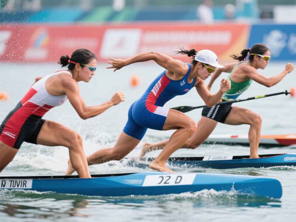 竞女作为一种充满激情的竞技项目，以飞速的冲刺和精准